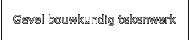 Gevel bouwkundig tekenwerk